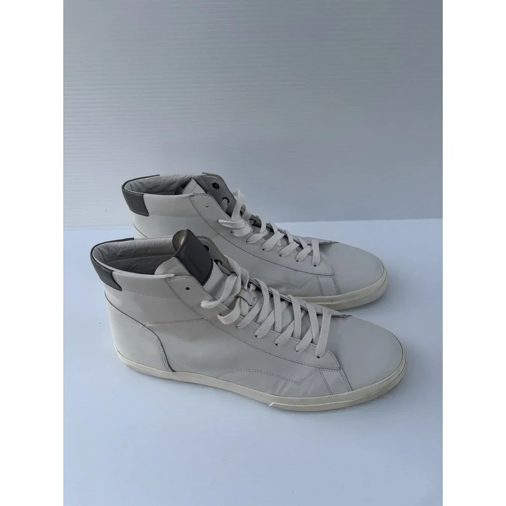 Vince Fitzroy Hi Top Men's Sneakers White Leather‎ Size 13 Casual